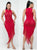 Sexy Red Fringe Dress